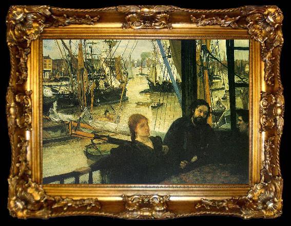 framed  James Abbott McNeil Whistler Wapping, ta009-2